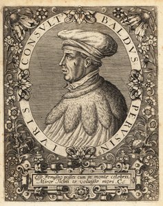 Baldus de Ubaldis by Theodore de Bry
