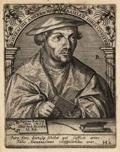 Bonifacius Amerbach by Theodore de Bry