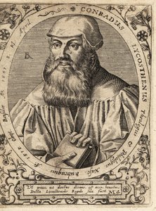 Conrad Lycosthenes by Theodore de Bry