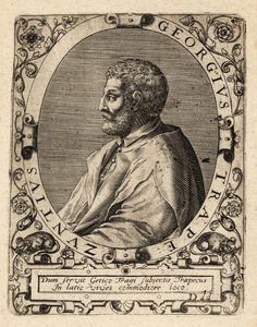 George of Trebizond, Greek Philosopher by Theodore de Bry