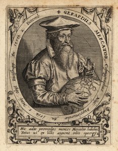 Gerardus Mercator, Geographer by Theodore de Bry