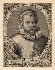 Jan Huyghen van Linschoten, Dutch Protestant Merchant by Theodore de Bry