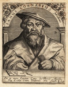 Janus Cornarius, Saxon Humanist, c.1500-1558 by Theodore de Bry