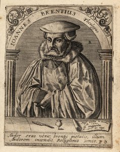 Johann Brenz by Theodore de Bry
