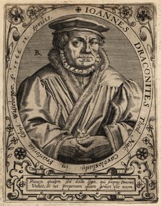 Johann Draconites by Theodore de Bry