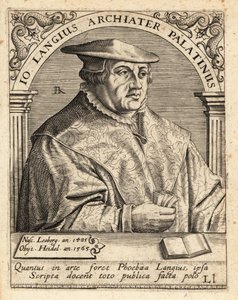 Johannes Lange, German physician and surgeon by Theodore de Bry