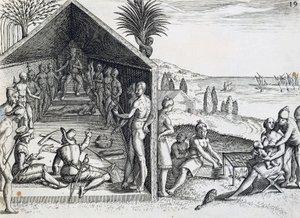 King Receiving European Visitors, Cape Lopez, Gabon, from India Orientalis