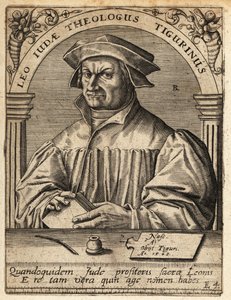 Leo Jud by Theodore de Bry