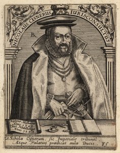 Nikolaus Cisnerus by Theodore de Bry