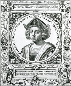 Portrait of Christopher Columbus from 