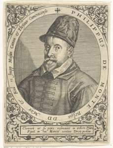 Portrait of the Composer Philippe de Monte (1521-1603) by Theodore de Bry