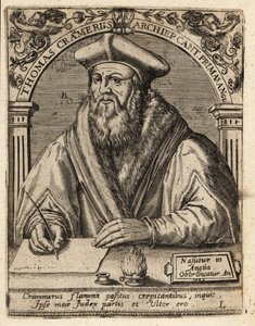 Thomas Cranmer by Theodore de Bry