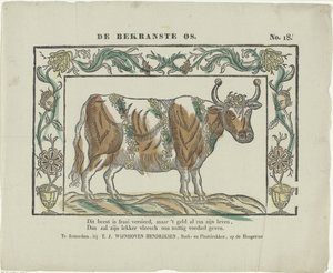 The Garlanded Ox by Theodorus Johannes Wijnhoven Hendriksen