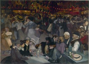 14th July by Théophile Alexandre Steinlen