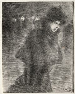 A Woman Passing By by Théophile Alexandre Steinlen