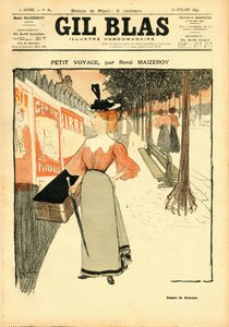 Cover of Gil Blas by Théophile Alexandre Steinlen