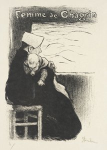 Woman of Sorrow by Théophile Alexandre Steinlen