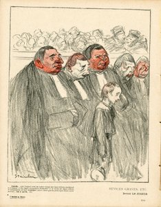 The Butter Plate, Number 357, Satirical in Colors by Théophile Alexandre Steinlen