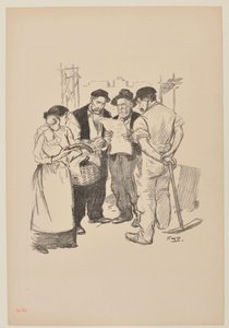 [Return Back] by Théophile Alexandre Steinlen