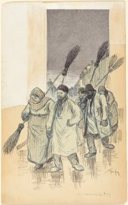 Sweepers by Théophile Alexandre Steinlen