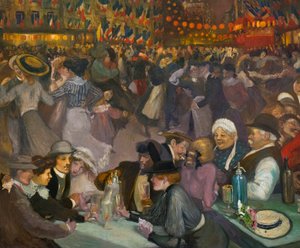 The Bastille Day Dance (detail) by Théophile Alexandre Steinlen