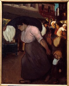 The Laundry Machine by Théophile Alexandre Steinlen