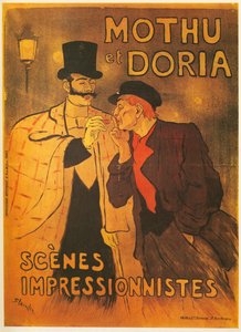 Mothu and Doria. Impressionist Scenes. France (litho)