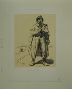 An Old Veteran (proof b) by Théophile Alexandre Steinlen
