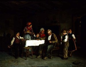 A Surprise Party by Theophile Emmanuel Duverger