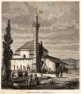 The Mosque of Giaour-Meidan in Trebizonde by Theophile Louis Deyrolle