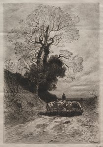 Return of the Flock by Theophile Narcisse Chauvel