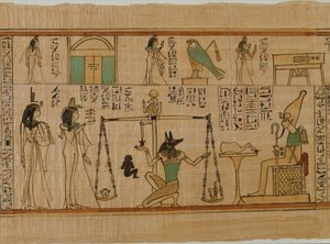 The Singer of Amun Nanys Funerary Papyrus, c.1050 BC