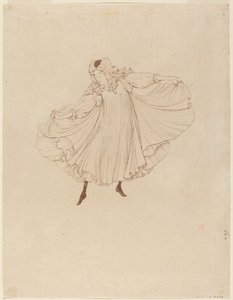 Loie Fuller by Théo van Rysselberghe