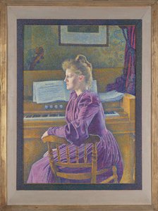 Maria Sèthe at the Harmonium