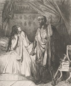 Have you prayed tonight, Desdemona: plate 12 from Othello Act 5, etched 1844, reprinted 1900
