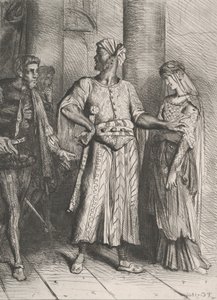 Honest Iago, my Desdemona must I leave to thee: plate 4 from Othello, etched 1844, reprinted 1900