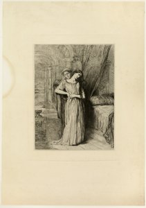 If I Do Die Before Thee, plate eight from Othello by Théodore Chassériau