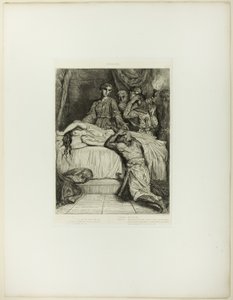 Oh! Oh! Oh!, plate fourteen from Othello by Théodore Chassériau