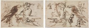 Sheet of Sketches (recto) Sheet of Sketches (verso), 1819