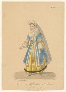 Cornélie Falcon as Rachel in the Opera La Juive