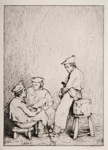 The Map by Auguste Theodule Ribot