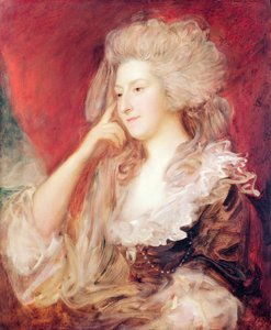 Mrs Fitzherbert by J Scott: Premium art reproduction