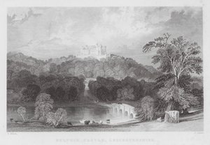 Belvoir Castle, Leicestershire by Thomas (after) Allom