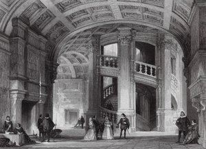 Chateau de Chambord, near Blois by Thomas (after) Allom