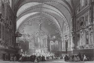 Church of St Tour, Toulouse by Thomas (after) Allom