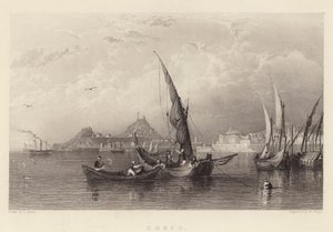 Corfu by Thomas (after) Allom