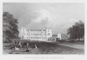 Grimsthorpe Castle, Lincolnshire by Thomas (after) Allom