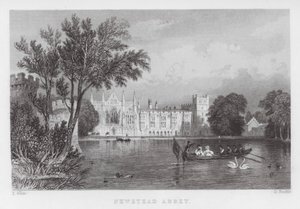 Newstead Abbey by Thomas (after) Allom