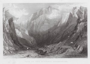Vale of the Winnets, Derbyshire by Thomas (after) Allom