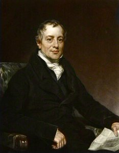 Portrait of David Ricardo - Engraving after Thomas Phillips